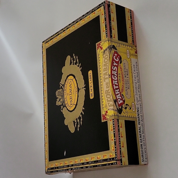 Partagas Black Label Wooden Cigar Box Empty Craft Box - Picture 5 of 6